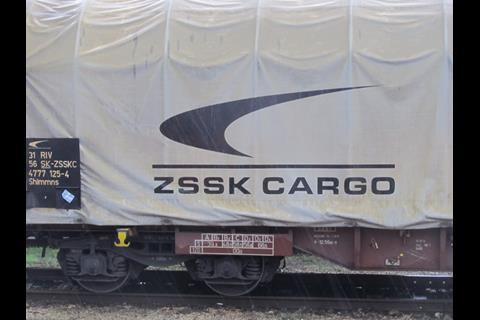ZSSK Cargo freight train.